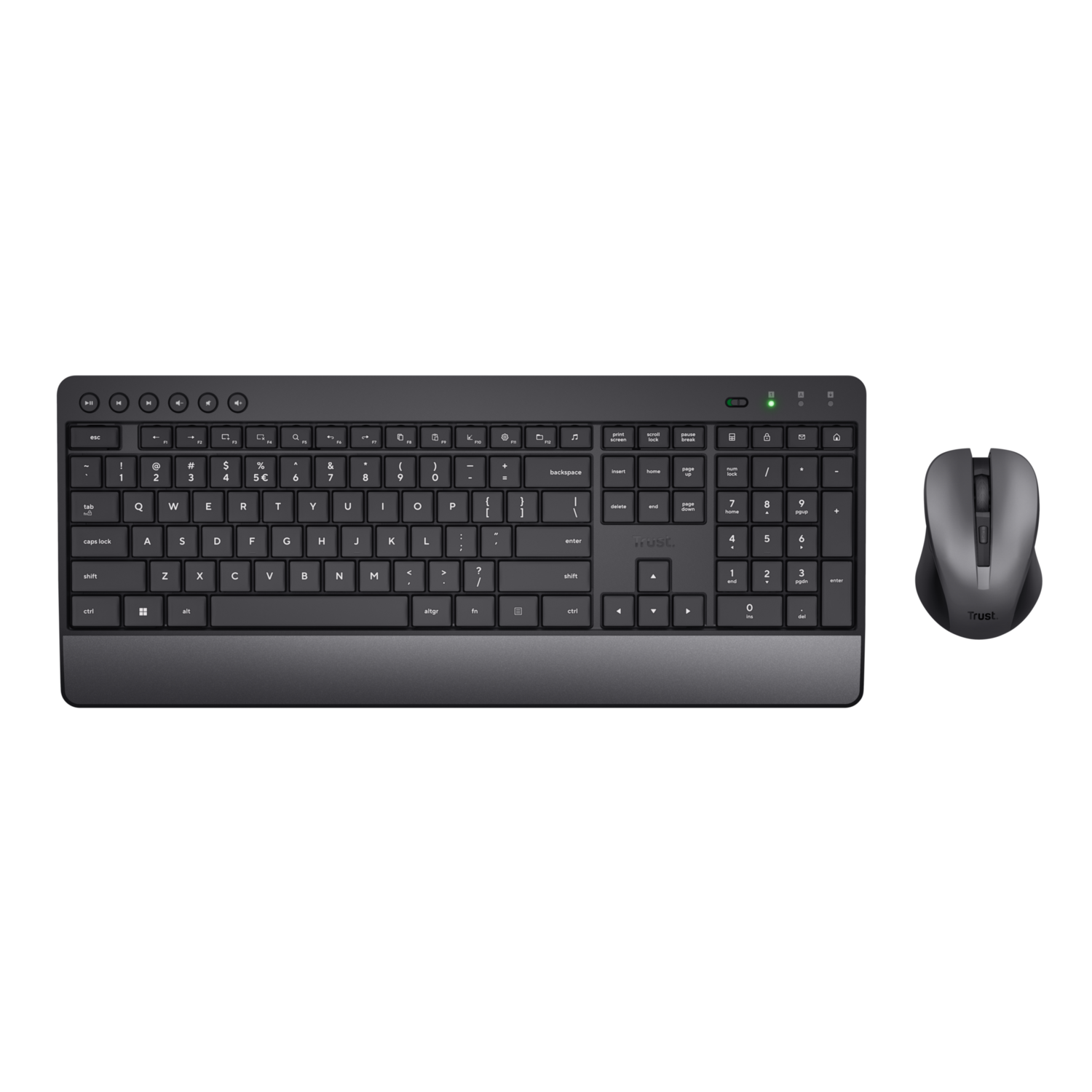 Trust Trust Trezo Comfort Draadloos Toetsenbord En Draadloze Muisset (azerty)