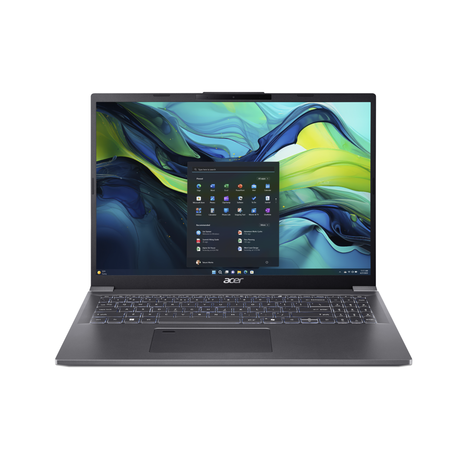 Acer Acer Aspire 16 A16-71m-507q - Inch Core™ Ultra 5 115u Gb 512 Geen Grafische Kaart