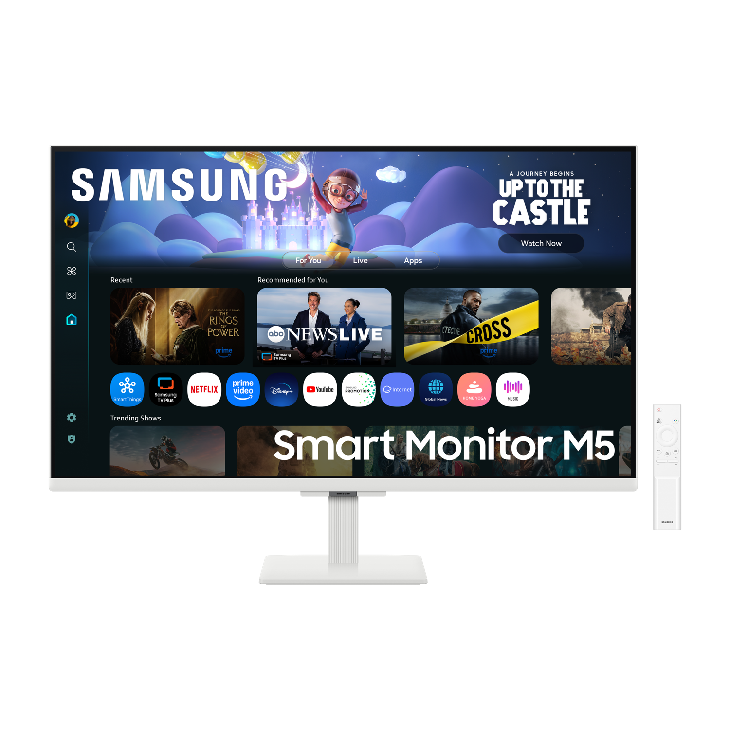 Samsung Samsung Smart Monitor M5 Ls32fm501euxen - 32 Inch 1920 X 1080 (full Hd) Va-paneel