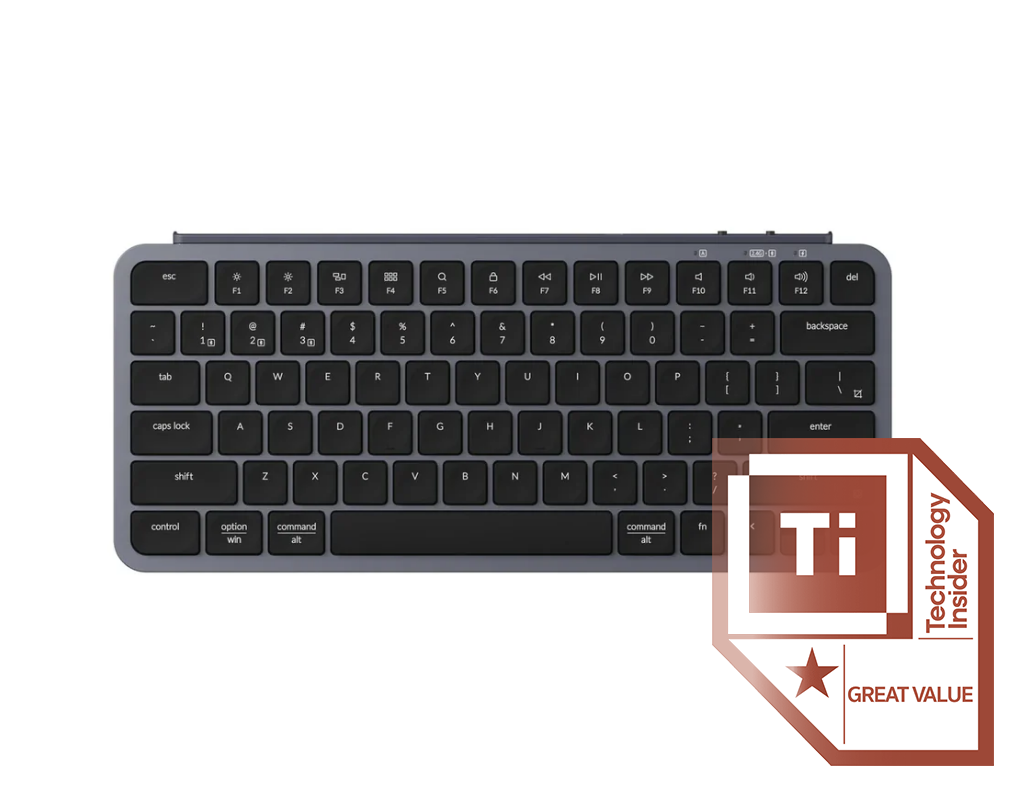 Keychron B1 Pro Ultra-Slim toetsenbord grijs