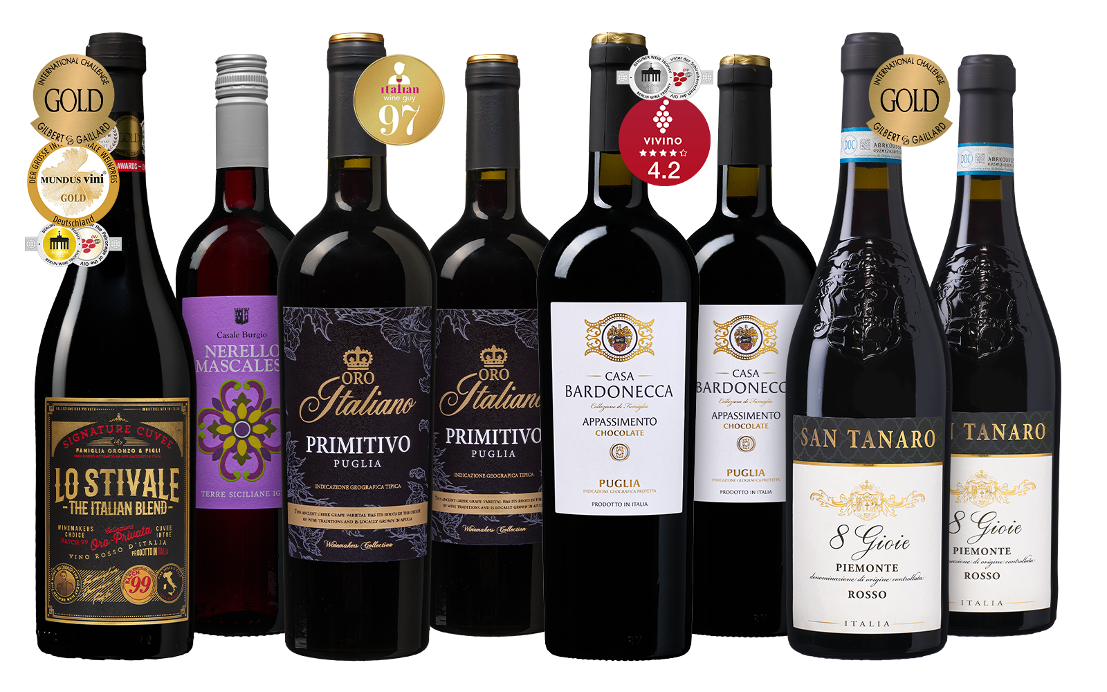 Wijnvoordeel Wijnpakket Italië - Rood