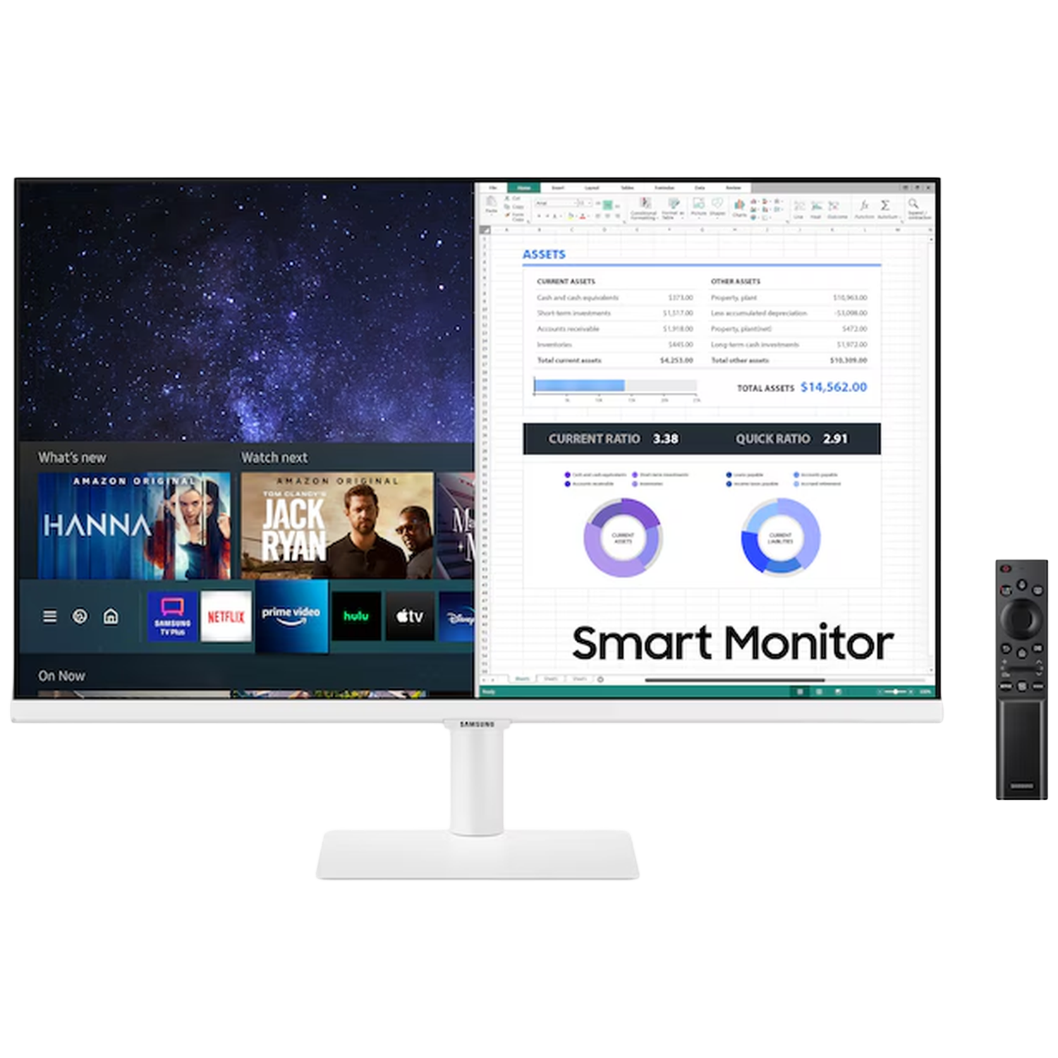Samsung Samsung Smart Monitor M5 M50f Ls27fm501euxen - 27 Inch Full Hd 1920 X 1080 Ips (in-plane Switching)