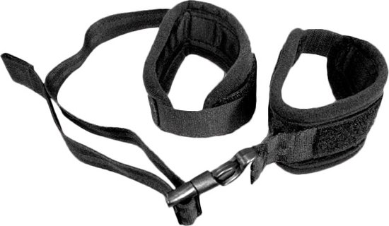 Sportsheets – S&M Verstelbare Handboeien – - Zwart