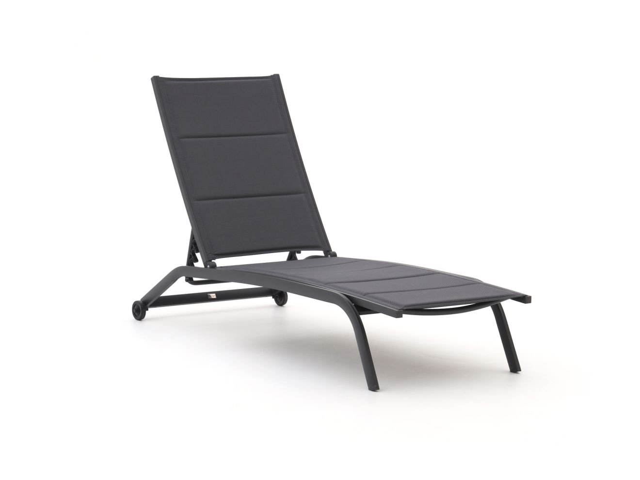 Bellagio Albacina ligbed met wiel stapelbaar - Laagste prijsgarantie! - Grijs