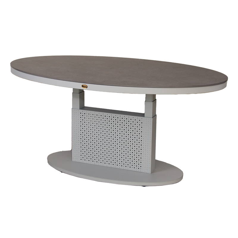 Oosterik Home Pine Valley verstelbare lounge tafel mist grey 150 x 90 cm Oosterik Home - Oosterik home - Grijs