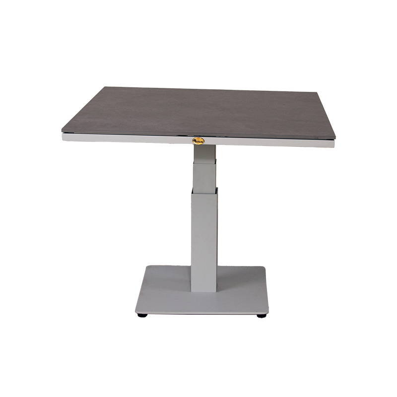 Oosterik Home Pine Valley verstelbare lounge tafel mist grey 90 x 90 cm Oosterik Home - Oosterik home - Grijs