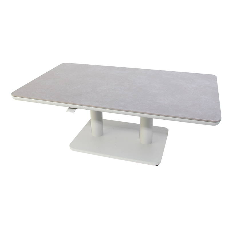Oosterik Home Sedalia verstelbare lounge tafel mist grey L 140 x B 80 x H 51 - 72 cm Oosterik Home - Oosterik home - Grijs