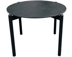 Oosterik Home Castle Rock lounge tafel midnight grey dia. 67 cm - - Grijs