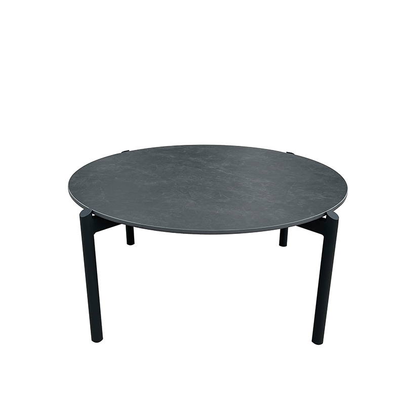Oosterik Home Castle Rock lounge tafel midnight grey dia. 87 cm Oosterik Home - Oosterik home - Grijs