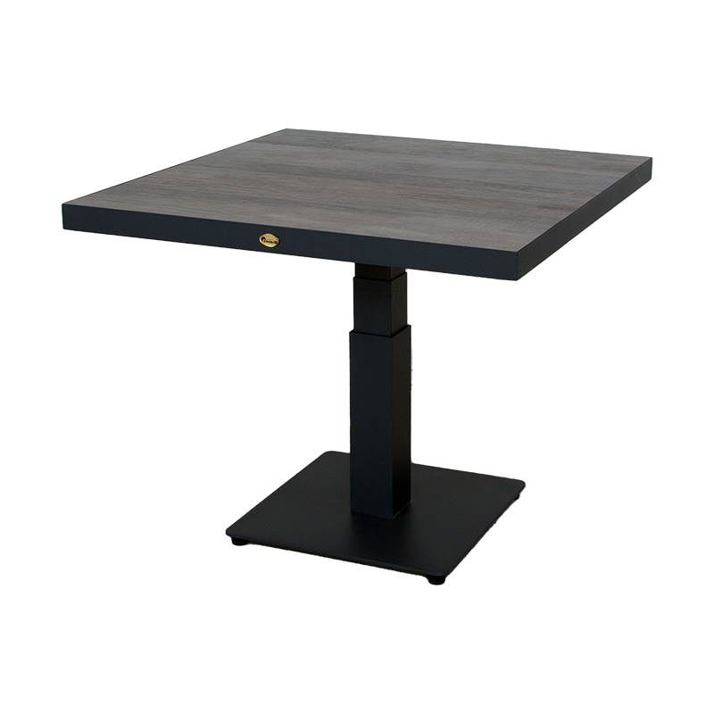 Oosterik Home Pine Valley verstelbare lounge tafel midnight grey 90 x 90 cm Oosterik Home - Oosterik home - Grijs
