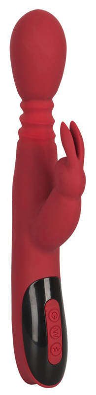 You2Toys Stotende, Roterende & Verwarmende Rabbit Vibrator - Rood