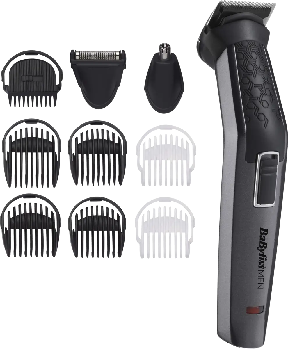 Babyliss Babyliss MT727E 10 in 1 Carbon Titanium Multi Trimmer Bodygroom - Zwart