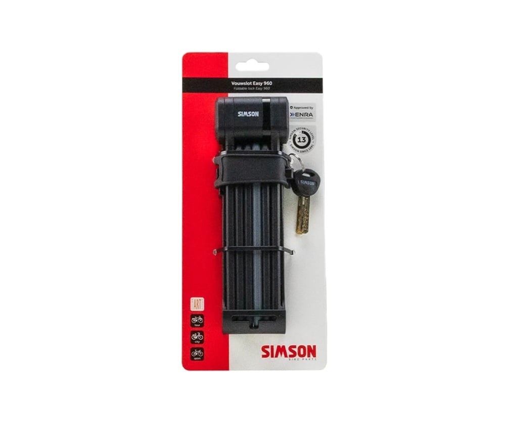Simson Vouwslot Easy 960 96 cm Zwart