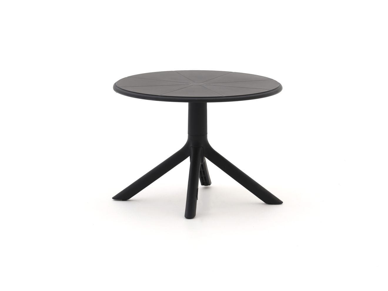 Forza Forza Rieti lounge tuintafel ø60cm (h:43,5cm) - Laagste prijsgarantie! - Zwart