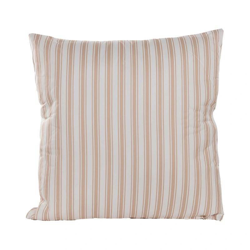 Buitenkussen 60x60 cm Ivoor Streep Anna's Collection - Annas collection - Beige