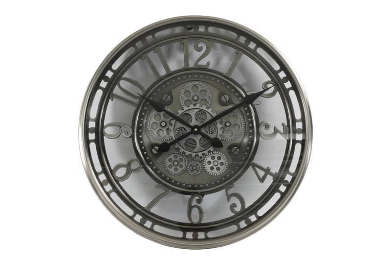 Countryfield Wandklok rond Norris S zilver Countryfield - Countryfield