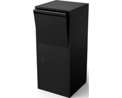 Geroba Giftu Pakketbrievenbus Brievenbus 420 x 420 x 950 mm - - Zwart