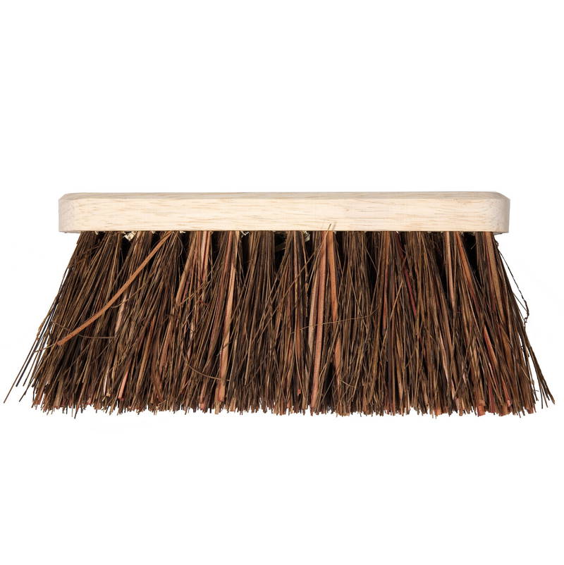 Talen Tools Bezem 28 cm breed natuurvezel haren Talen Tools - Talentools - Bruin