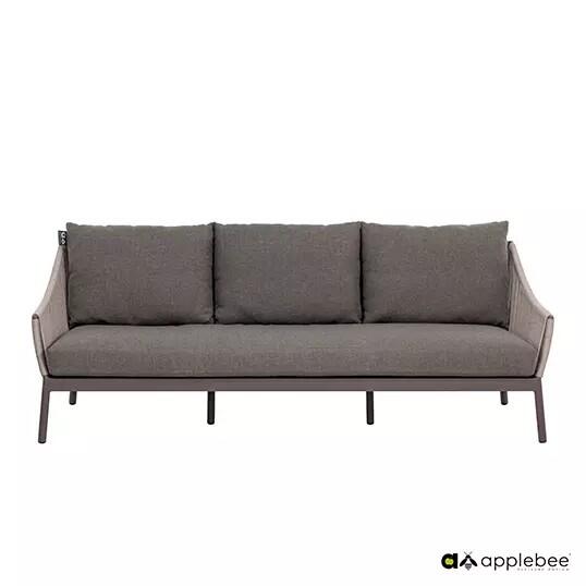 Applebee Bijou Loungebank antraciet 203x84x68 cm Applebee - Applebee