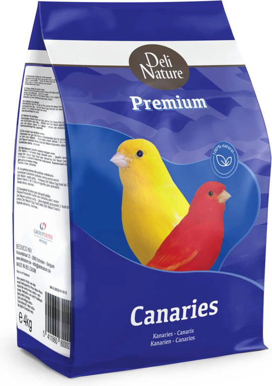 Deli Nature Premium kanarie 4kg Deli nature - Deli nature - Geel