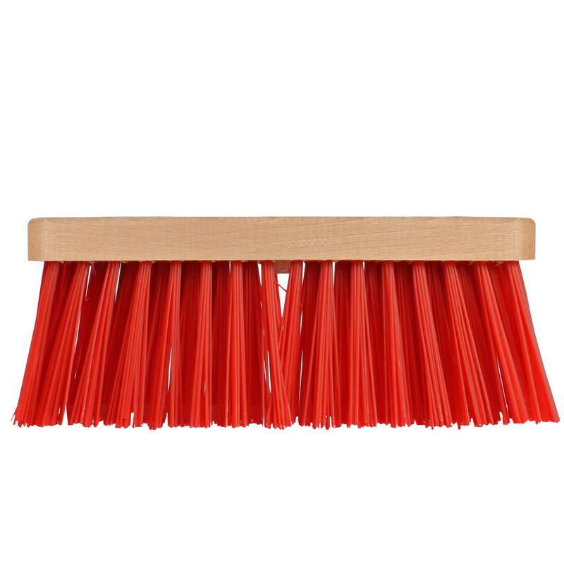 Talen Tools Bezem 28 cm breed kunststof haren Talen Tools - Talentools - Rood