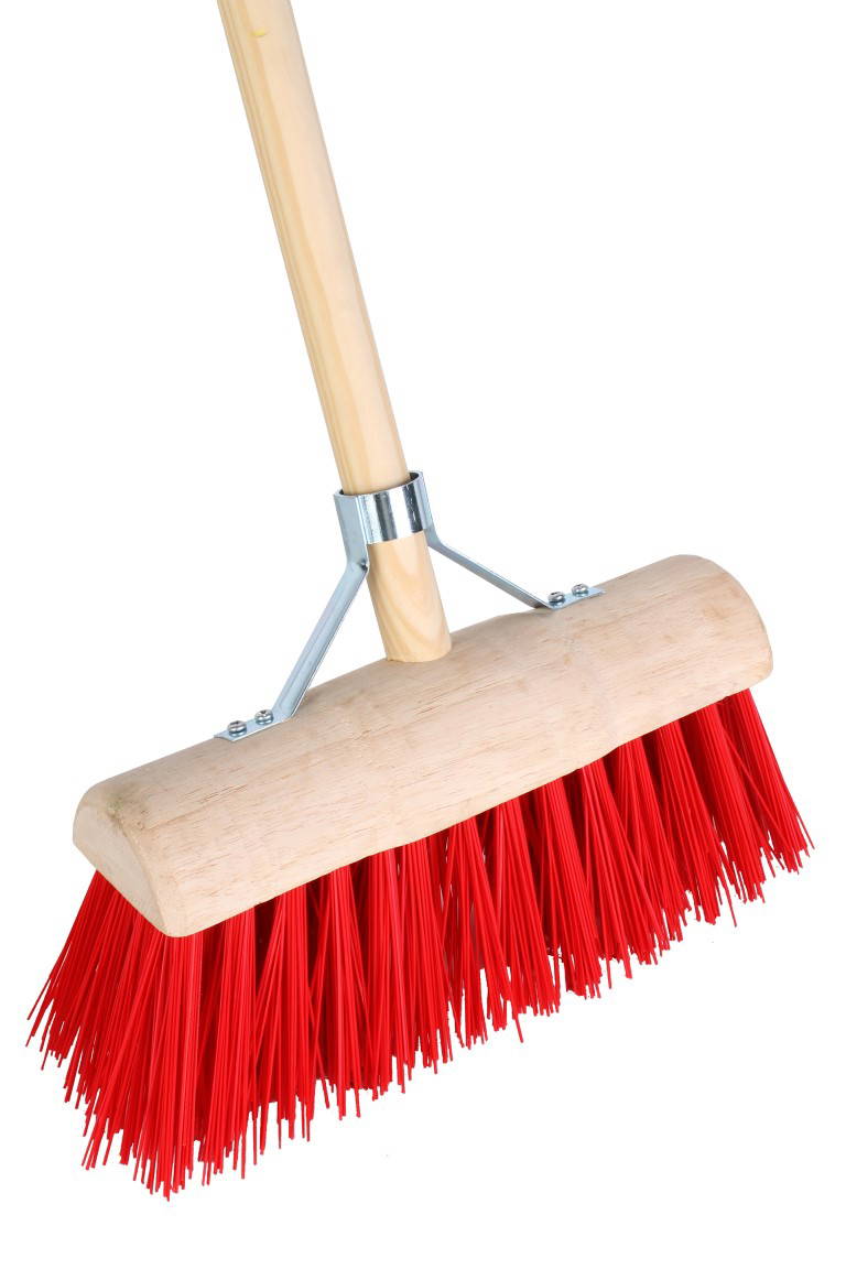 Talen Tools Bezem halfrond 31 cm pvc compleet Talen Tools - Talentools - Rood