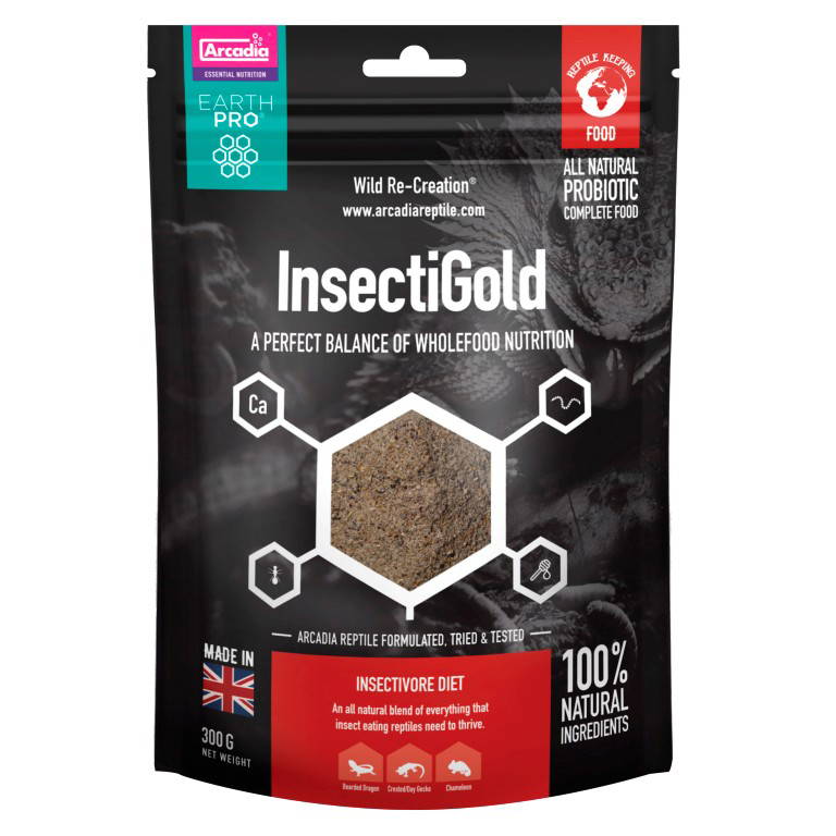 Arcadia Aquadistri earth pro insecti gold 300 gram Arcadia Aquadistri - Aquadistri