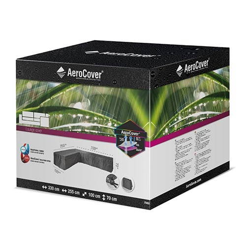 AeroCover Loungesethoes hoekset links 330x255x100xH70 cm AeroCover - Aerocover - Grijs