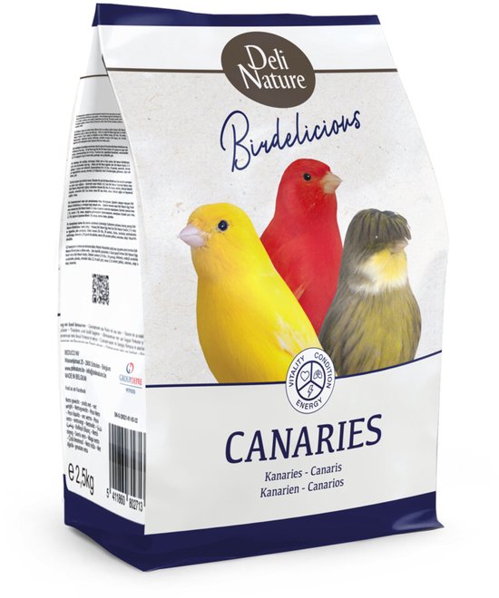 Deli Nature 5 sterren menu kanarie 2.5kg - - Geel