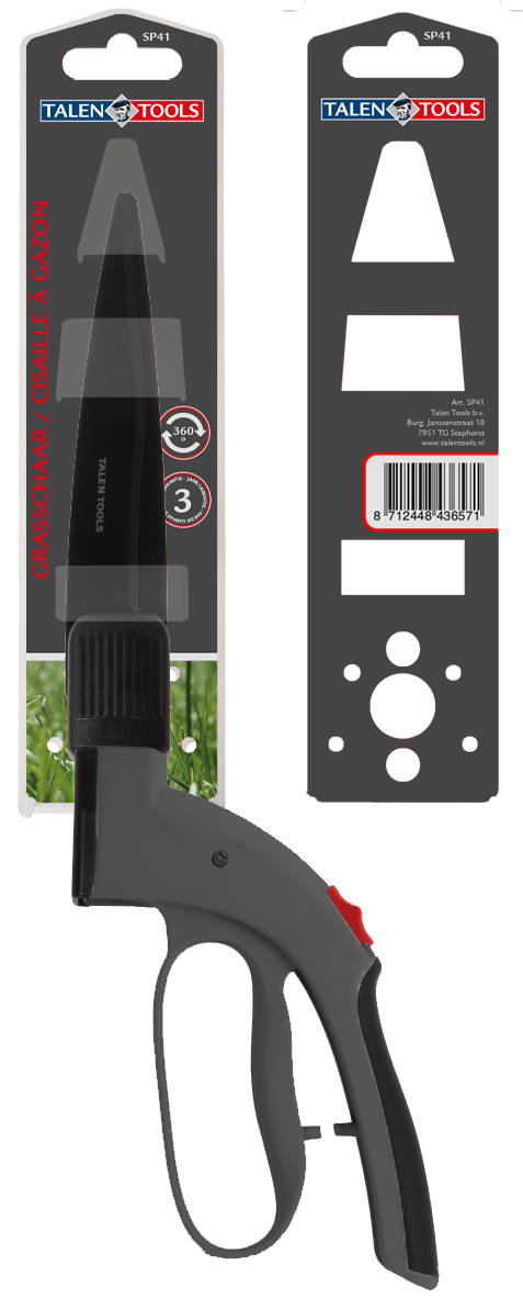 Talen Tools Grasschaar golfsnede 360 graden draaibaar premium 37 cm TalenTools - Talentools