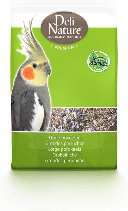 Deli Nature Premium grote parkiet 4kg Deli nature - Deli nature - Groen
