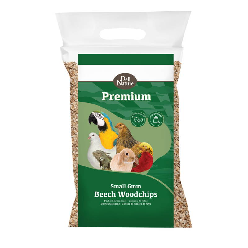 Deli Nature Beukenhoutsnippers 6 mm fijn 5kg Deli nature - Deli nature - Bruin