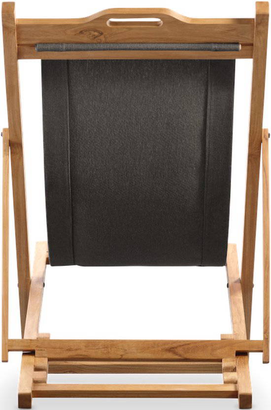 Luxury beach chair Frame teak wood I Chill Dept - Chill dept - Zwart