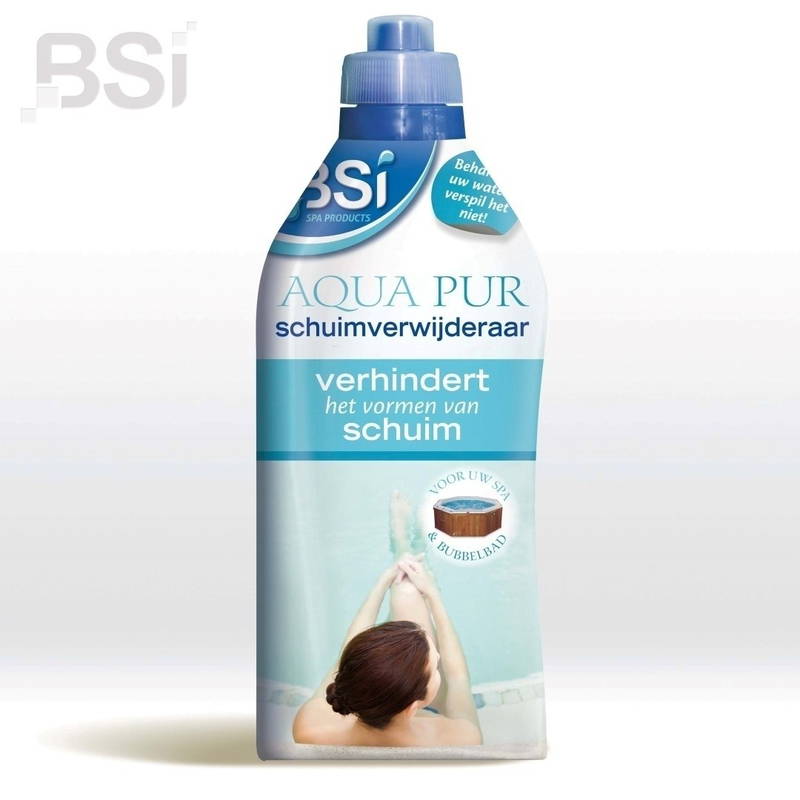 Bsi Aqua pur schuimverwijderaar 1 liter Zwembadonderhoud BSI - Bsi