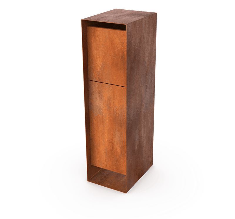 Geroba Brievenbus Pakun Cortenstaal Cortenstaal Geroba 5404033108972 - Geroba - Bruin