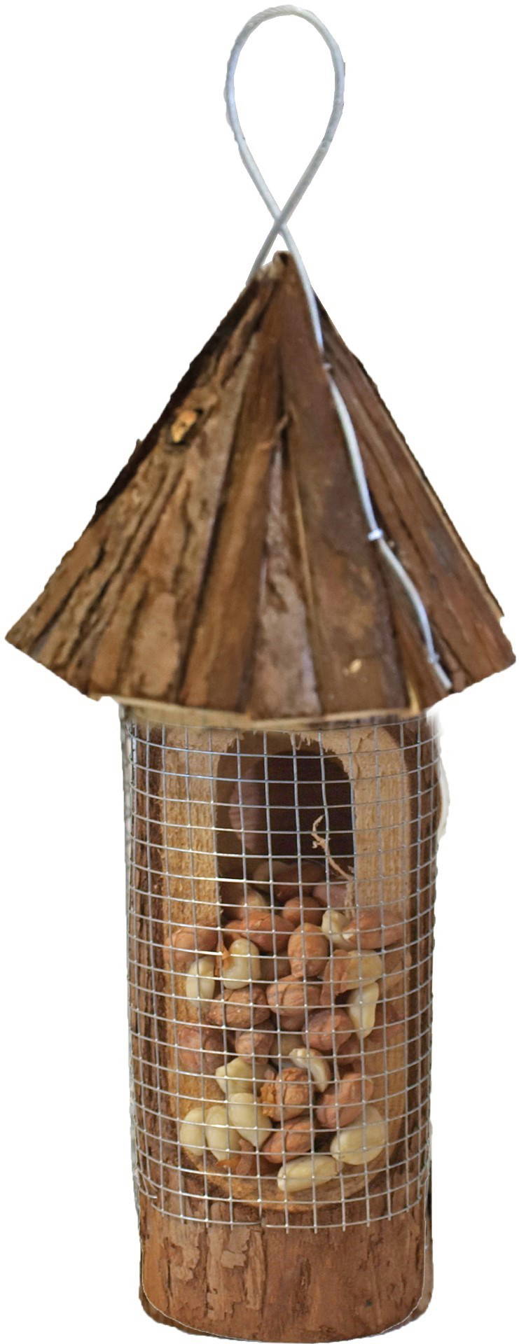 Pindahouder natural rond met puntdak ophangbaar Gebr. de Boon - Gebr de boon