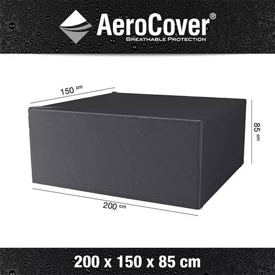 AeroCover Tuinsethoes 200x150xH85 cm Aerocover - Aerocover - Zwart