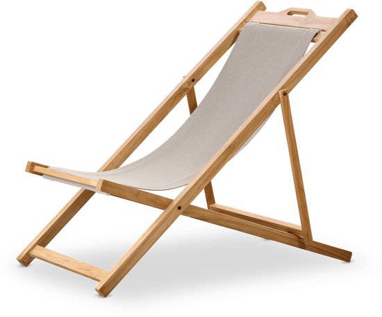 Luxury beach chair Frame teak wood II Chill Dept - Chill dept - Bruin