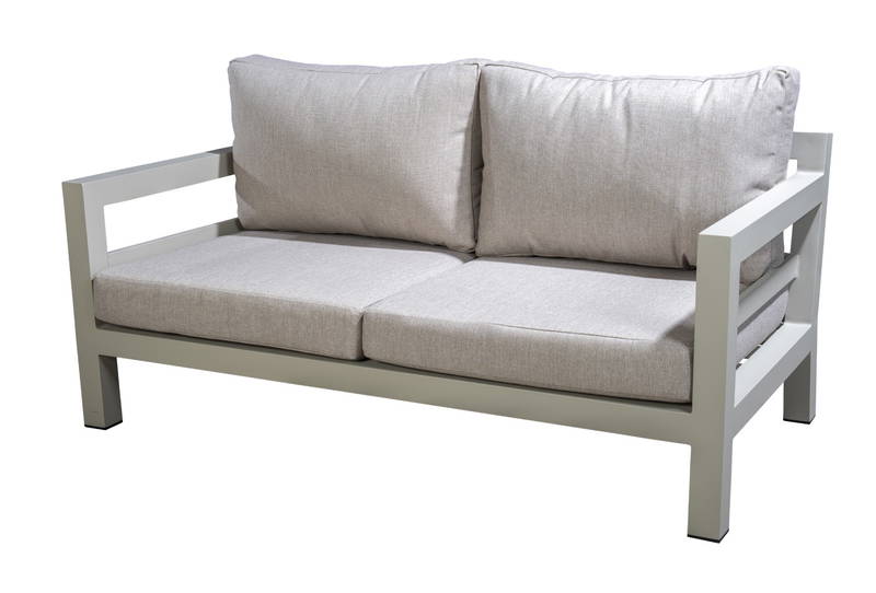Midori sofa 2 seater aluminium salix/flax AW Yoi - Yoi - Beige