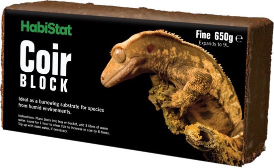 Habistat Aquadistri coir block 650 gram Habistat Aquadistri - Aquadistri