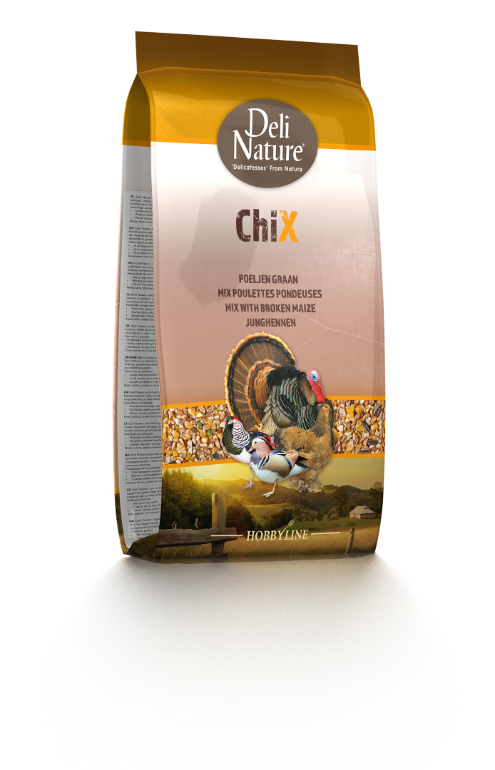 Deli Nature Chix Poeljengraan/Gebroken 4 kg graanmengeling Deli Nature - Deli nature