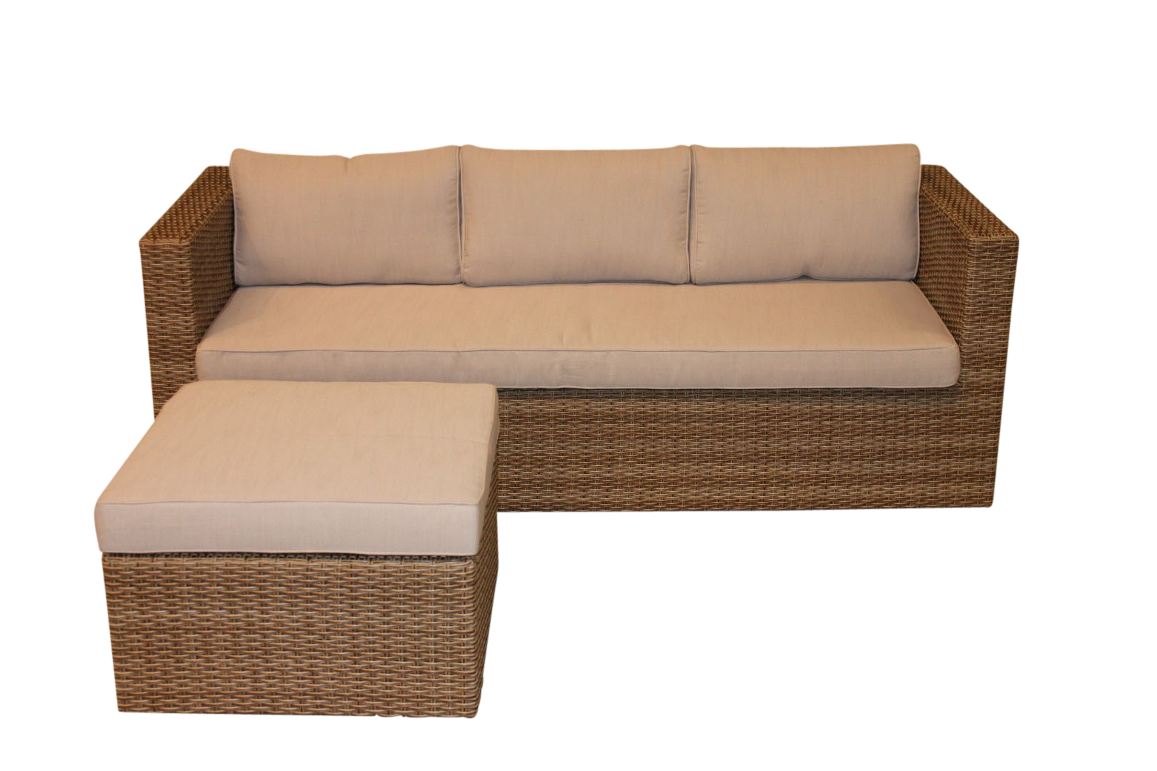 Eurofleur Aanbieding Bari loungeset rotan grey Eurofleur Aanbieding - Eurofleur aanbieding - Bruin
