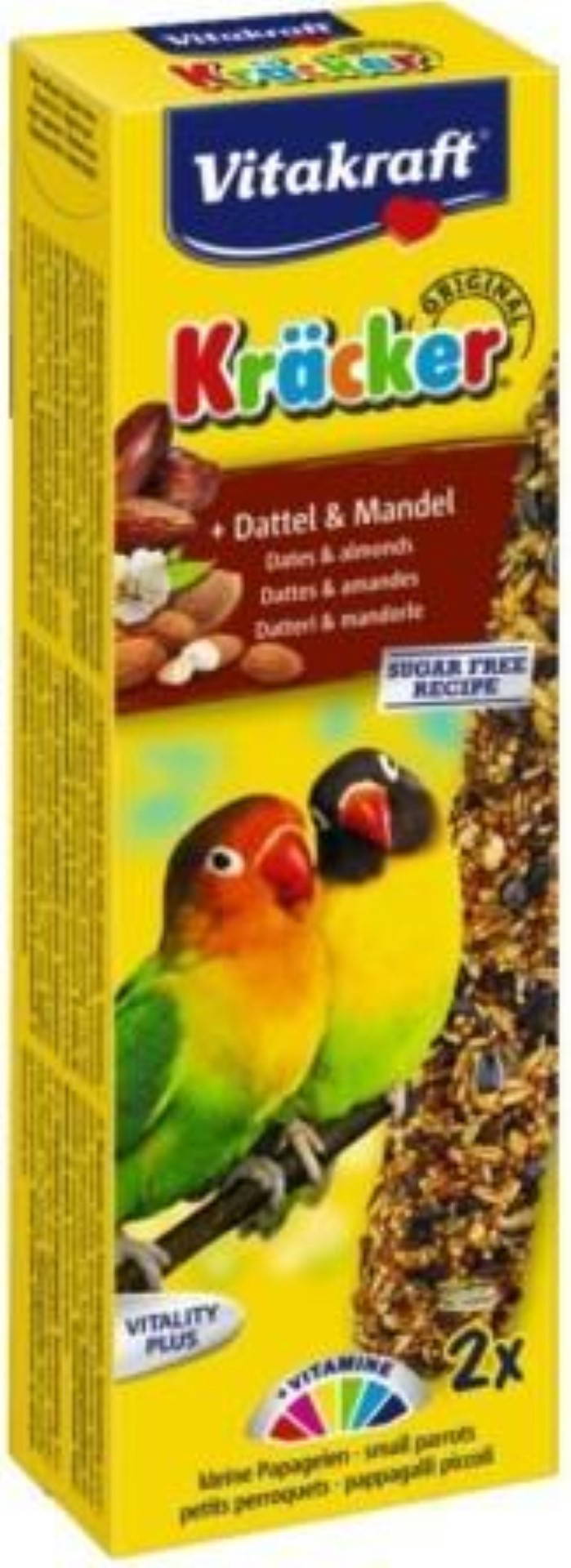 Vitakraft dadel/amandel-kracker agaporniden 2in1 Gebr. de Boon Vitakraft - Vitakraft