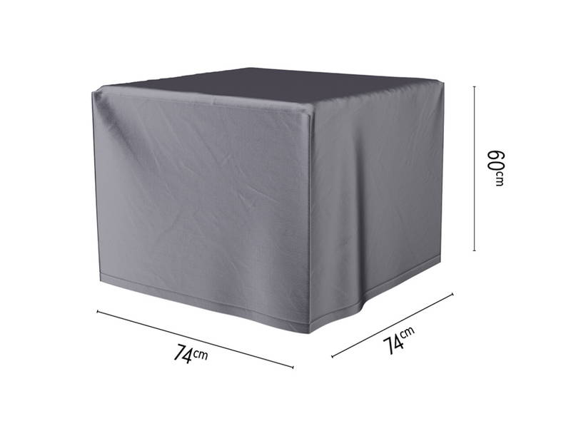 AeroCover Lounge-, koffie- en vuurtafelhoes 74x74xH60 cm AeroCover - Aerocover - Grijs