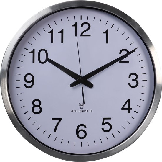 Velleman Aluminium wandklok dia. 50 cm -