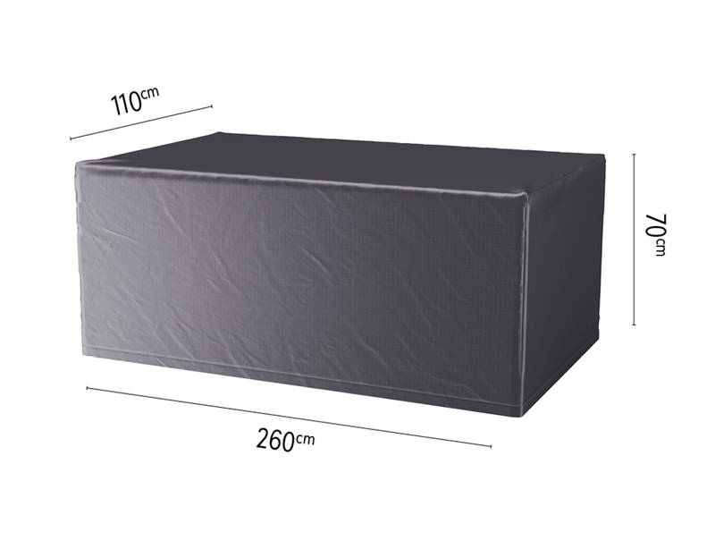 AeroCover Tuintafelhoes 260x110xH70 cm AeroCover - Aerocover - Grijs