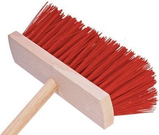 Warentuin Mix Bezem huismerk met steel 140cm -