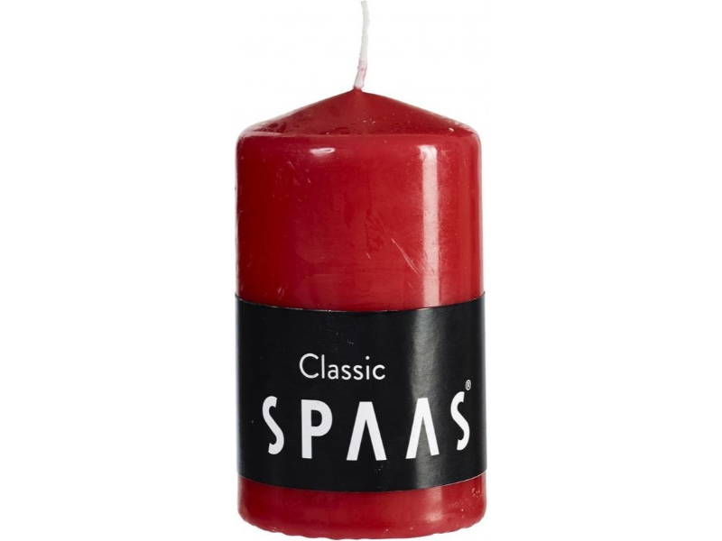 Spaas Cylinder d6h10 cm Spaas - Spaas - Rood