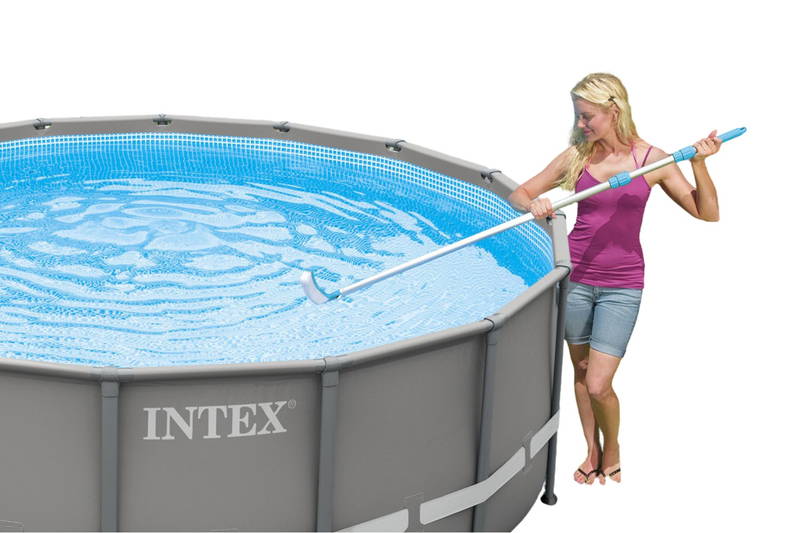 Intex Gebogen zwembadborstel IntexGebogen borstel zwembad 41cm Intex - Intex - Blauw