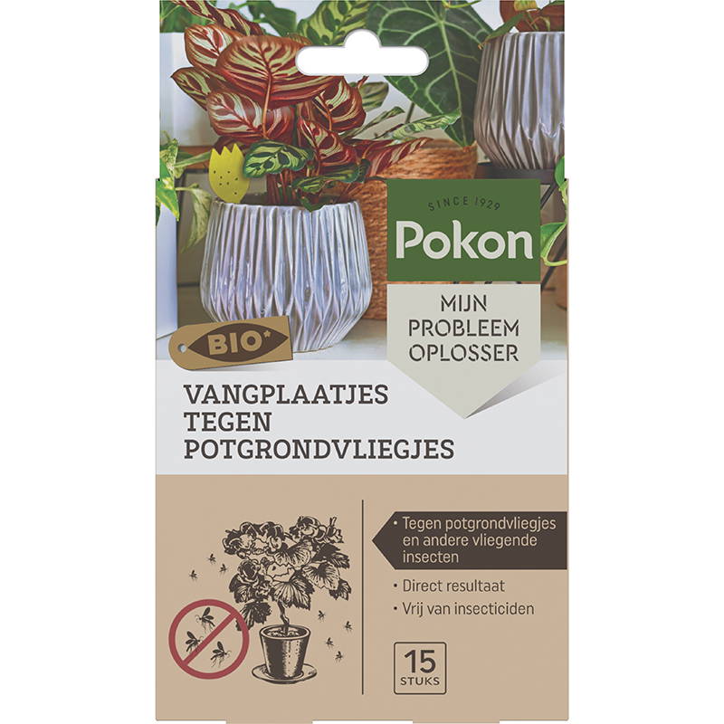 Pokon Bio Vangplaatjes tegen Potgrondvliegjes 15st Pokon - Pokon